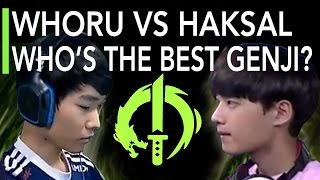 Lunatic-Hai vs RunAway - WhoRU VS Haksal: Who's the Best Genji? - OGN Overwatch APEX S2 Highlights