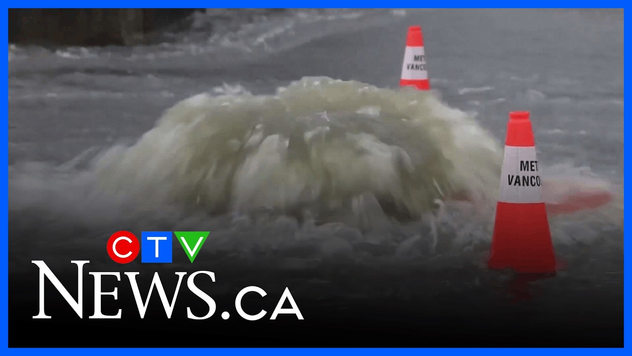 Atmospheric river arrives in B.C. - YouTube