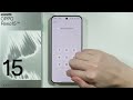 OPPO Reno 15: All Screen Lock Methods (All Password Types)