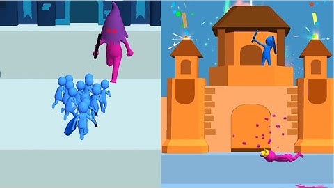 Join clash 3D- All Level gameplay walkthrough ( ios,android) part- 40 || level 356 to 360