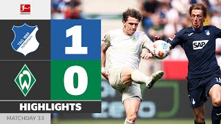 Ankstyva raudona kortelė! | HOFFENHEIM - WERDER BREMENTAS | Akcentai | 33-osios rungtynės – Bundesliga 2025/26