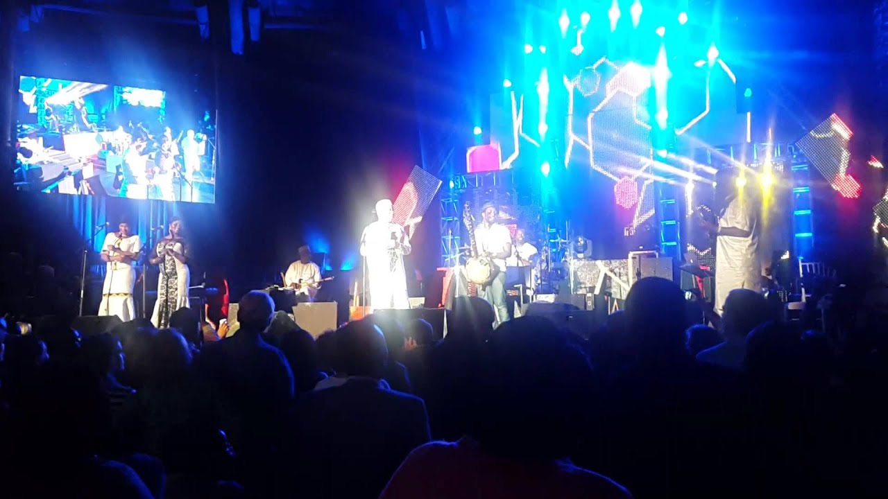 Salif Keita performing at Safaricom Jazz Lounge