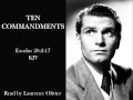 Ten Commandments (KJV) read by Laurence Olivier