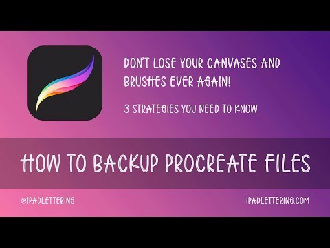 How to backup your Procreate files - 3 different strategies!