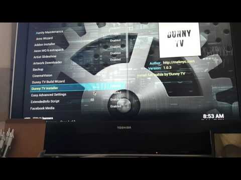 How to reset database on Dunny TV