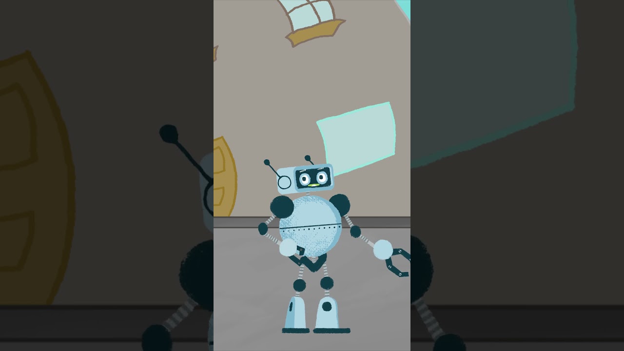 🤖❤️ The Little Robot With a Big Heart! ✨A tiny robot 🚀💫#Shorts #LittleRobot #RobotStory #CuteRobot