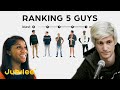 xQc Reacts to Ranking Men By Attractiveness | 5 Guys vs 5 Girls