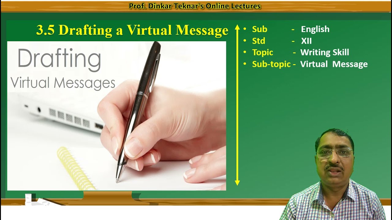 XII-3.5 Drafting a Virtual Message
