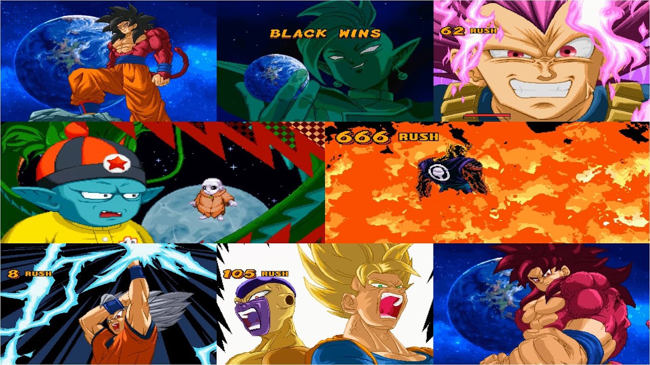 Hyper Dragon Ball Z: Wicked Ambition [MUGEN] All Super Moves & Super Finishers