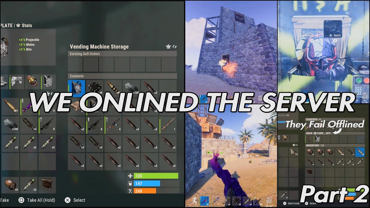 How We Dominate Force Wipe and Online Everyone (Part 2) - Rust Console ...