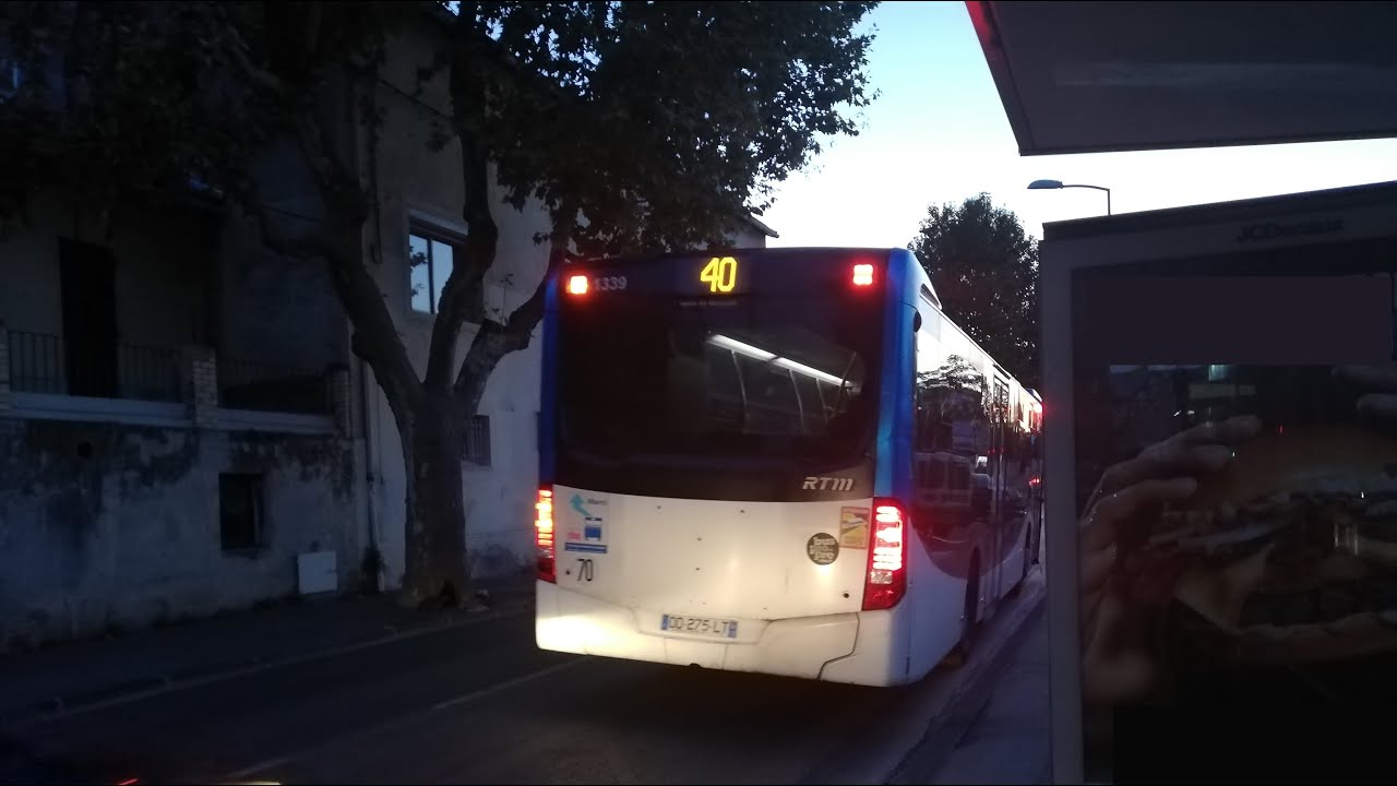 [RTM] Mercedes Citaro C2 sur la ligne 40 destination Métro la Timone