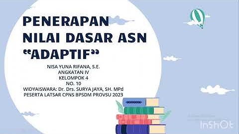 Video Penerapan Core Value ASN "Adaptif"