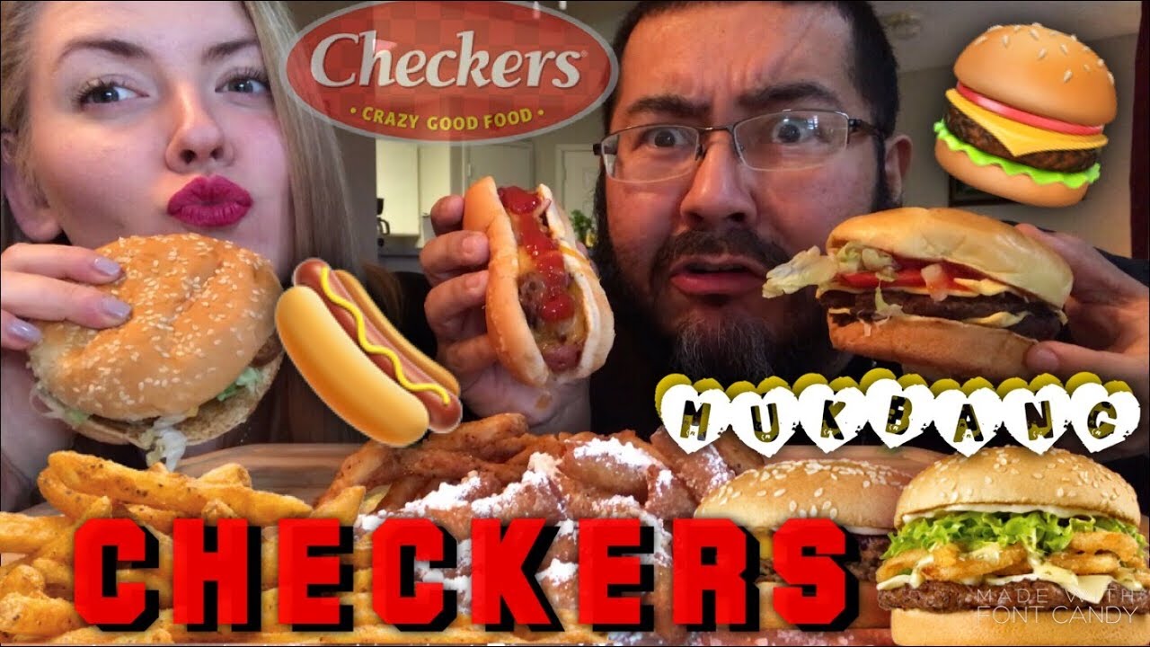 MUKBANG CHECKERS!!! with Dolcefoodie!