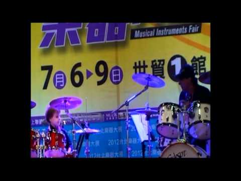 2012台北世貿樂器展Dino.Merrick.Mark演出~凱德森樂器贊助