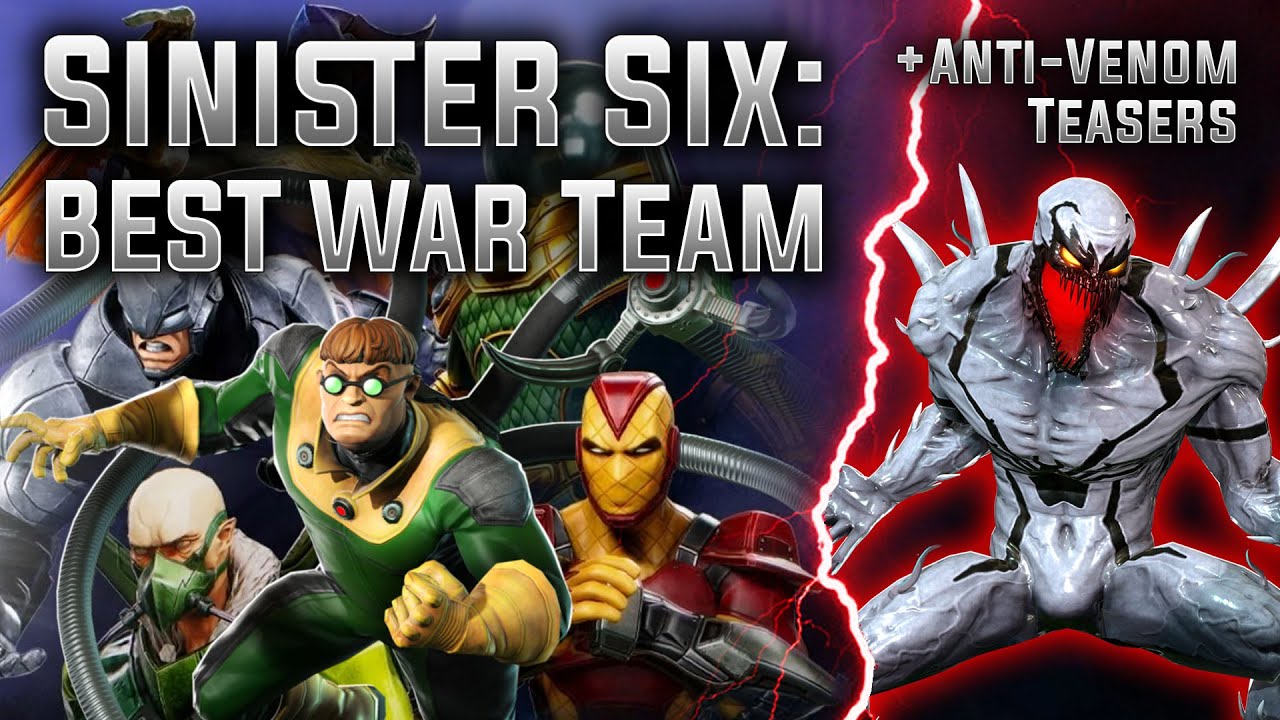 Sinister Six Best War Team (+ AntiVenom Teasers!) MARVEL Strike