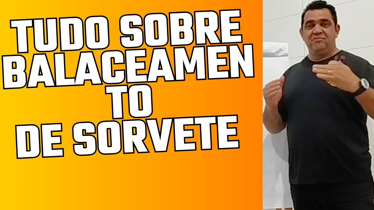 Como balancear receita de sorvete /@guiadosorveteiro 