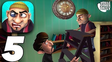 SCARY ROBBER HOME CLASH Gameplay Walkthrough Part 5 - Level 6 Ticked Off Walkthrough (iOS Android)