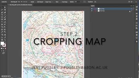 Step 2: Digitising Geological Maps: Cropping Map