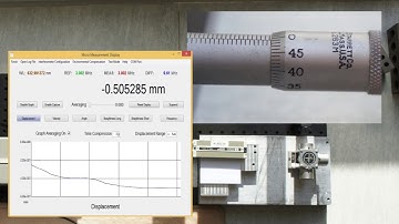 HP Laser Interferometer using µMD1 to check micrometer