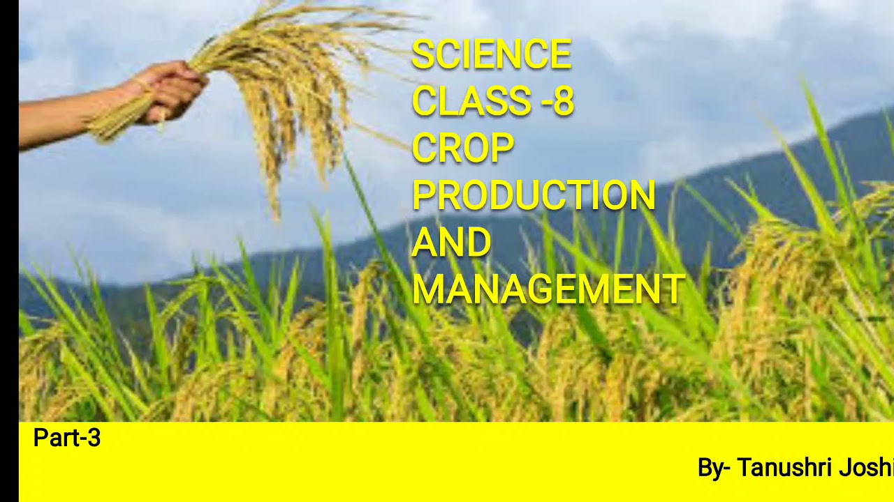 CLASS 8 SCIENCE Ch 1 MODERN METHODS OF IRRIGATION YouTube