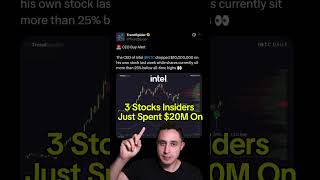 Insiders Just Spent $20M Buying These 3 Stocks