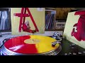 Billie eilish  copycat vinyl playing  dont smile at me yellowred split vinyl