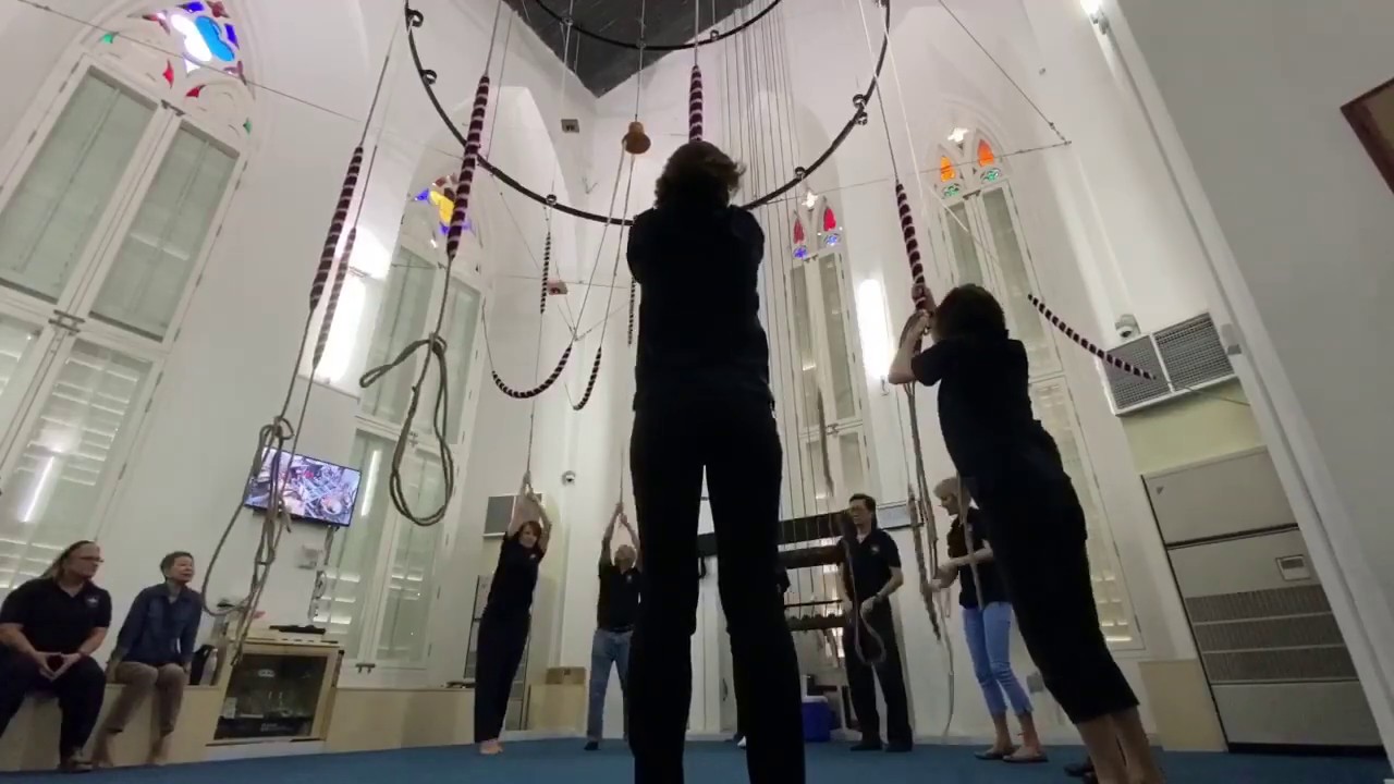 Bell ringers at St Andrew's Cathedral