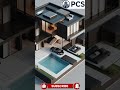 Compact Home | Dream Home Look Front Look in Lumion + 3ds Max #shorts