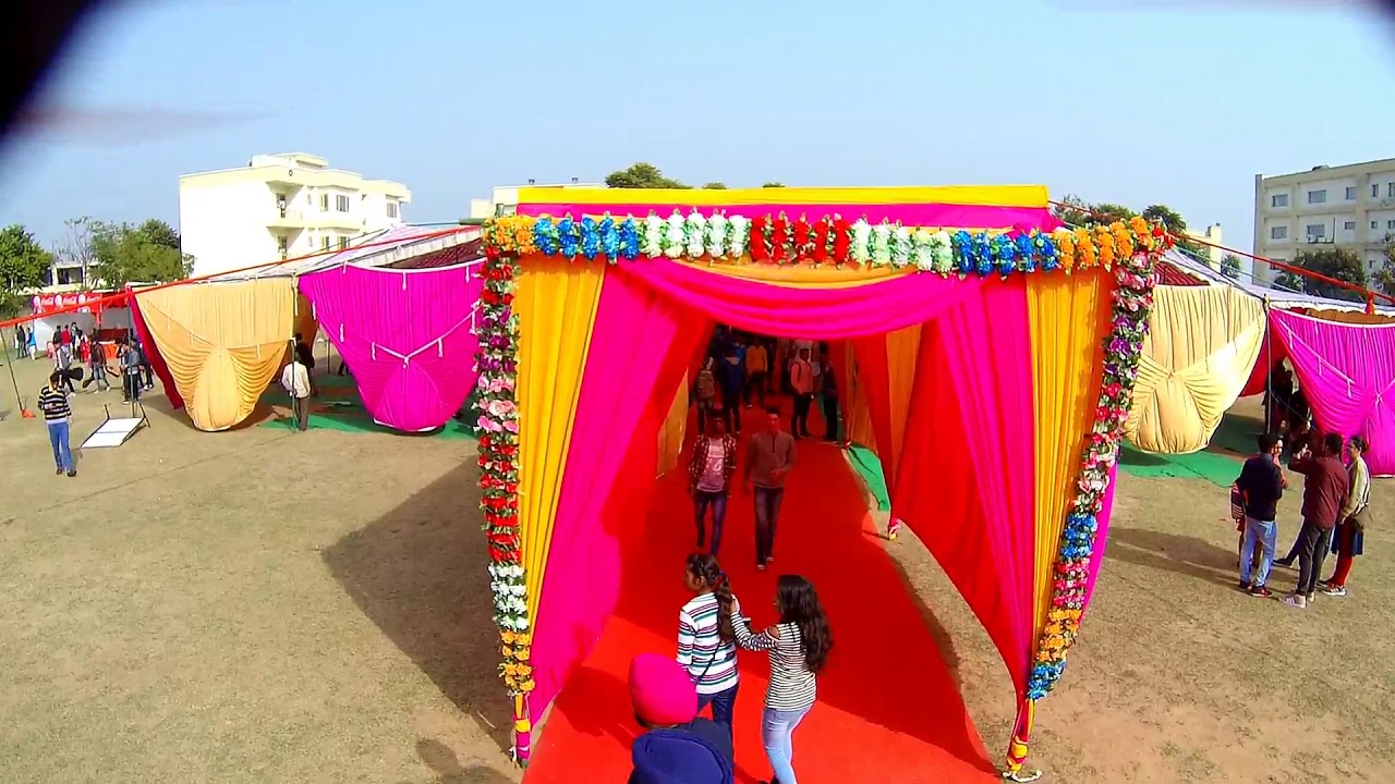 GGI ROBO MANIA "Drone Shots" At Tech Fest 2k18