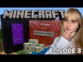 The Nether and Turtle EGGS!?! | Playing Minecraft for the First Time! | Episode 3 thumbnail