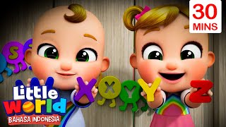 Belajar ALFABET Bersama Nico dan Nina! | Little World Bahasa Indonesia | Kartun dan Lagu Anak