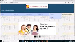 Student Management System using C# with Asp.net