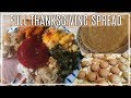Cooking a Full Thanksgiving Dinner in 4.5 Hours **RELAXING**