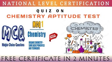 Quiz On CHEMISTRY APTITUDE | Chemistry Quiz | Top 50 Important MCQS | Organic Chemistry Quiz | CHEM