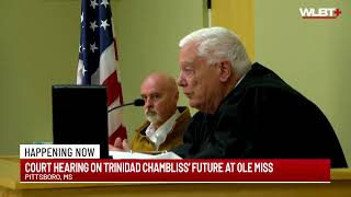 Eligibility Hearing Trinidad Chambliss Resumes