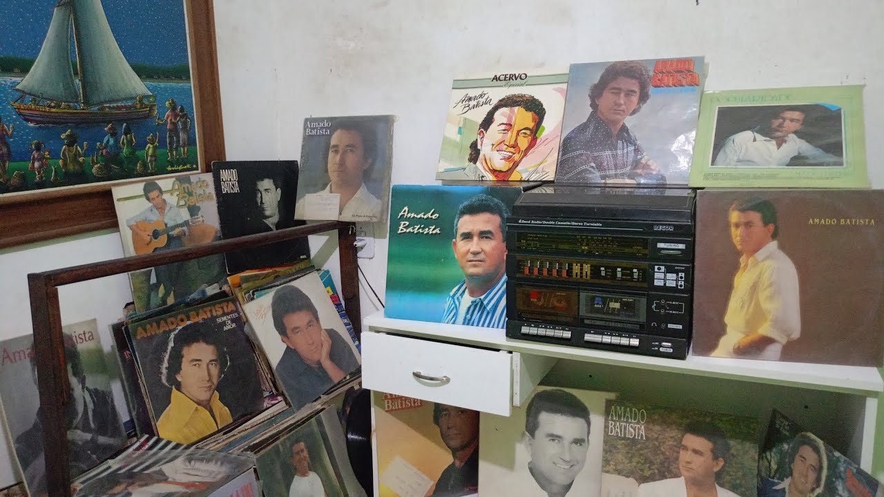 coleção de vinil Amado Batista de 77 a 96 último lançamento em LP vinil,