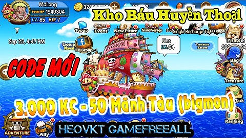 KBHT (Going Merry) 41 : Bản Eng _ Code Mới - 3.000KC + 50 Mãnh Tàu sSs (bigmon) [HeoVKT]