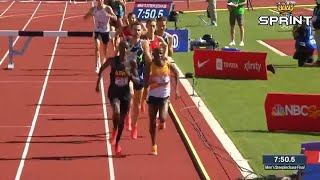 Men 3000M Steeplechase Finals Usa Track & Field Olympic Team Trials 2021 男子3000米障碍跑奥运队选拔决赛Sports 体育