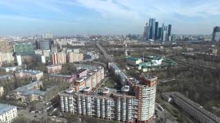 DJI phantom 3 advanced flight in Moscow