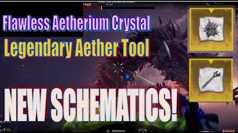 Flawless Aetherium Crystal and Legendary Aether Tool Schematic Guide! MW3 Zombies