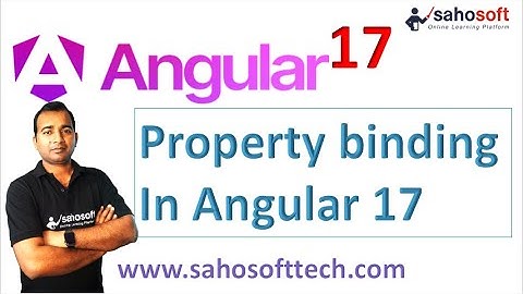 Property binding in Angular 17  | Data Binding | Angular 17 Tutorials in Hindi