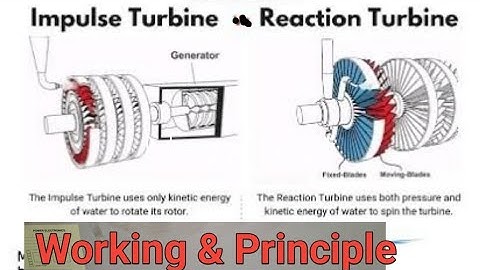 Impulse Turbine & Reaction Turbine Details ( working , principle etc ) .