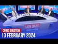 Cross Question with Iain Dale 13/02 | Watch again