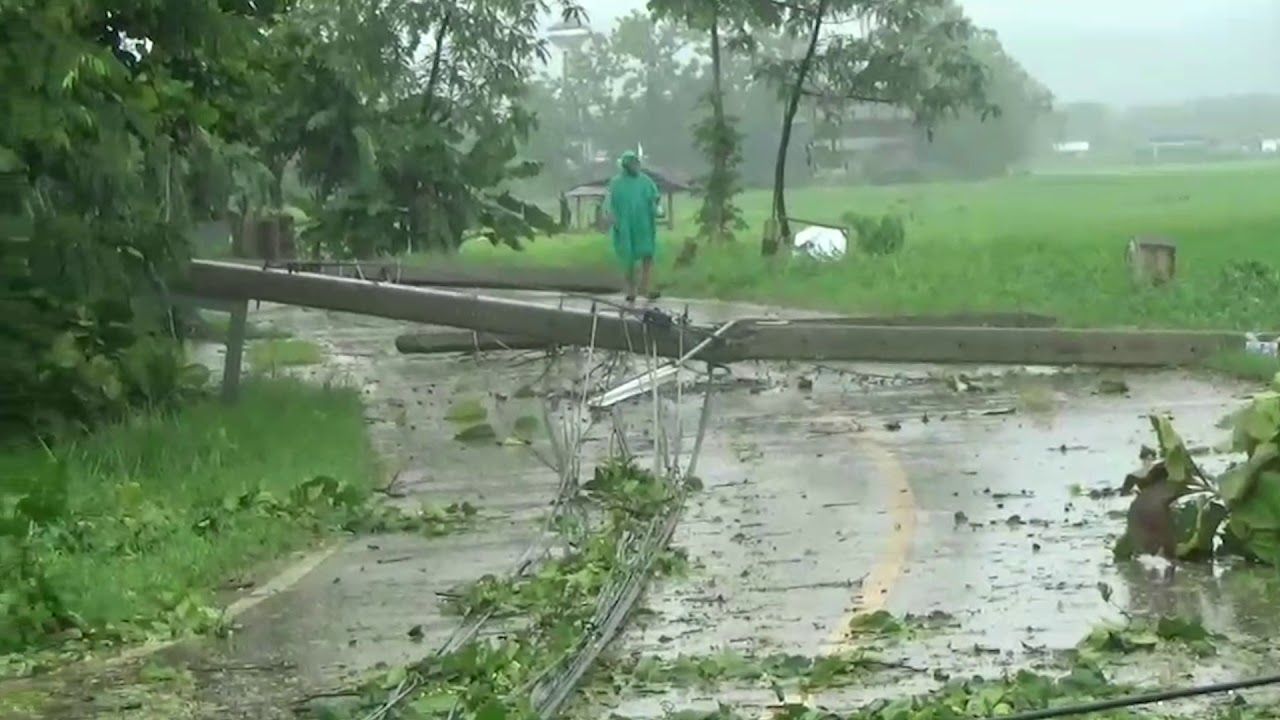 Tropical Storm Podul Causes Damage In Northern Thailand