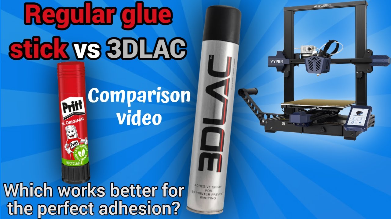 Glue stick vs 3DLAC to prevent warping 