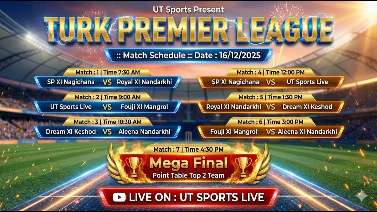 FINAL DAY || UT SPORTS PRESENT - TURK CHAMPIONSHIP 2025