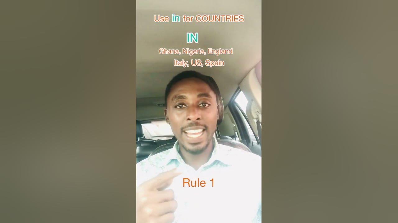 How to use in and at for cities towns and countries english shorts
