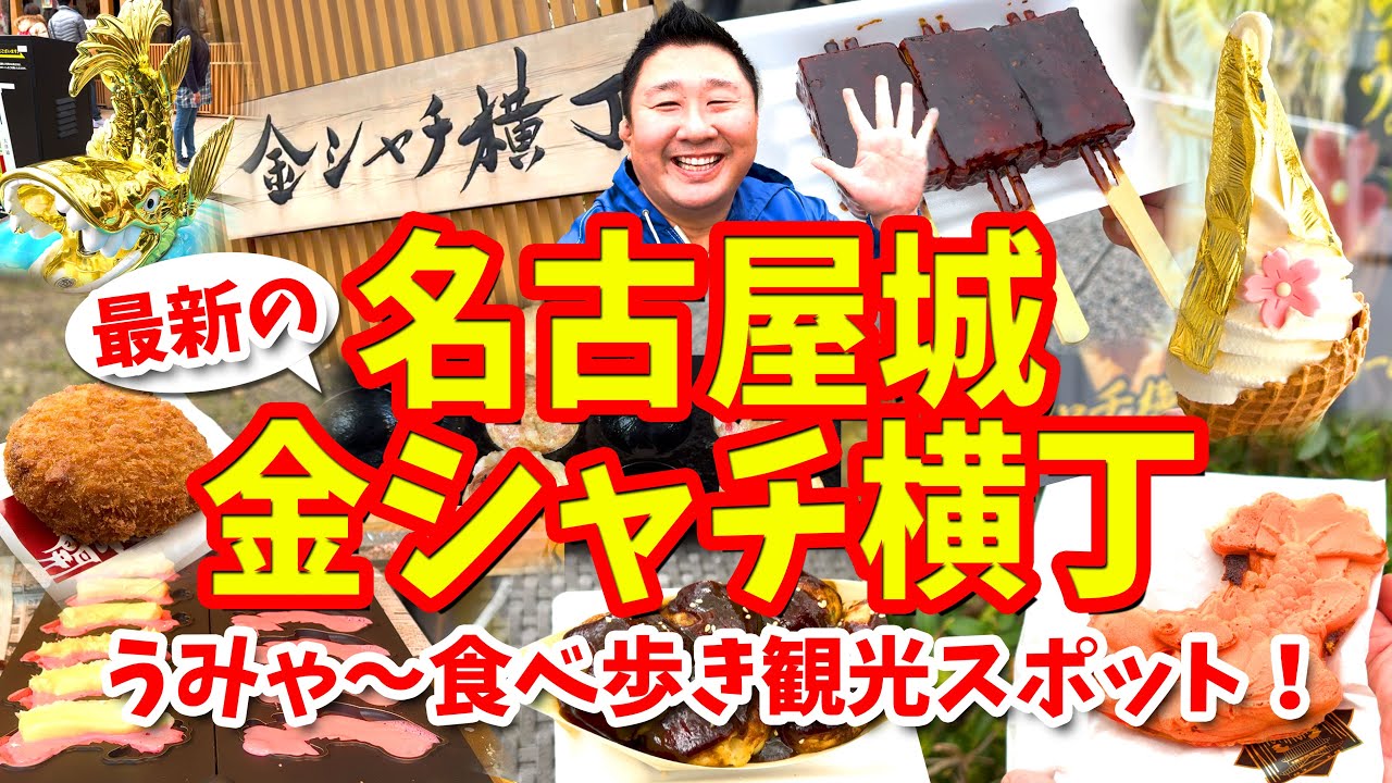 【名古屋城 金シャチ横丁】グルメ攻略ガイド（味噌田楽や金シャチ鯛焼きなど食べ歩き）