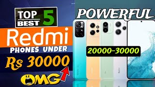 TOP 5 Best Redmi Smartphone from 20000 to 30000 in Pakistan | Best Mid-Range Phone in Pakistan