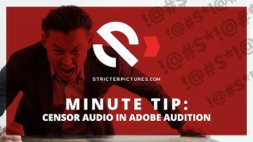 How to Censor Audio in Adobe Audition | How To | Minute Tip